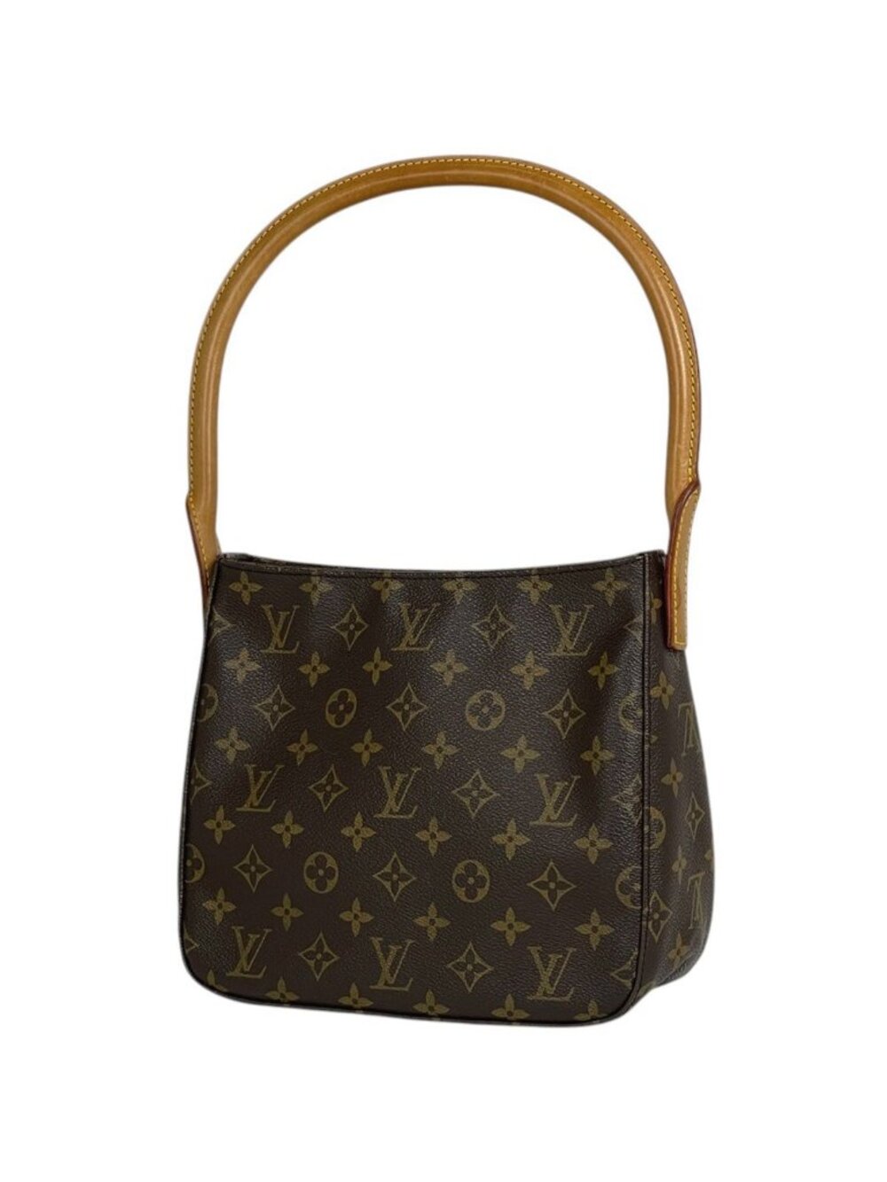 Louis Vuitton Looping MM Shoulder Bag Monogram Brown